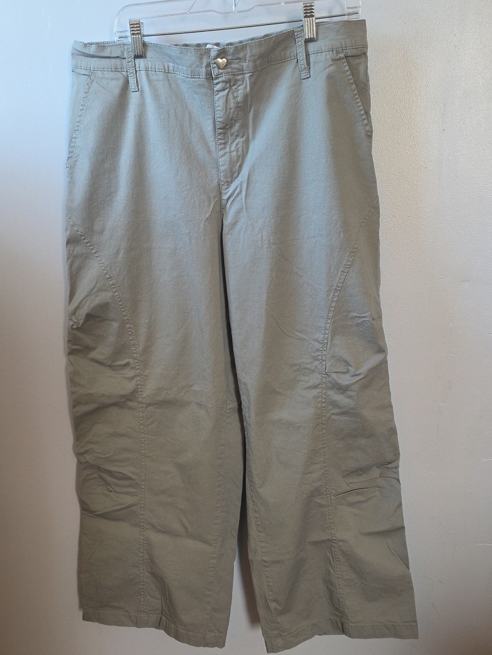 Celebrity Pink Gray Elastic Waist Pants